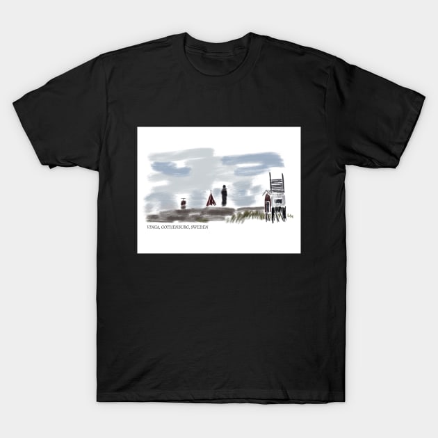 Vinga, Gothenburg, Sweden T-Shirt by RasmusDjerf